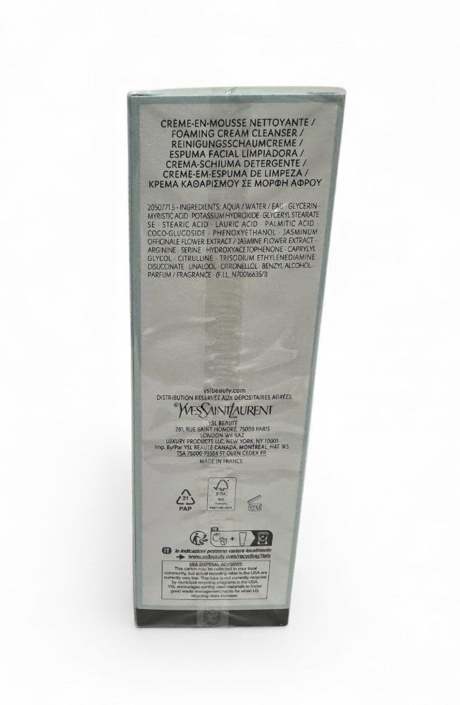 YSL Pure Shots Clean Reboot Mousse Cleanseing Cream To Foam 4.2oz Free Ship SEAL3