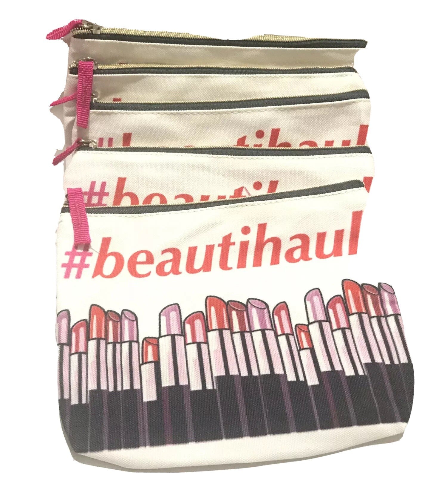 5 Beautihaul Cosmetic Makeup Bag Brand New0