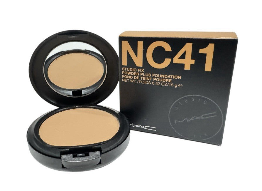 MAC Studio Fix Powder Plus Foundation Shade NC41 15g ORIGINAL Formula New In Box0