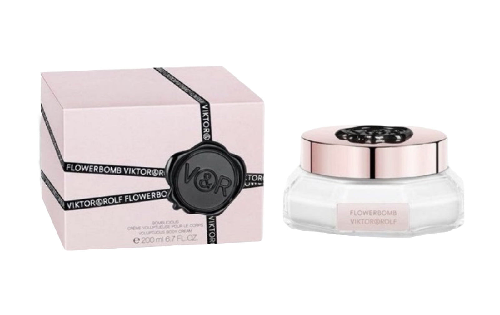 Flowerbomb Viktor & Rolf Bomblicious Voluptuous Body Cream 6.7 oz - Sealed Box2