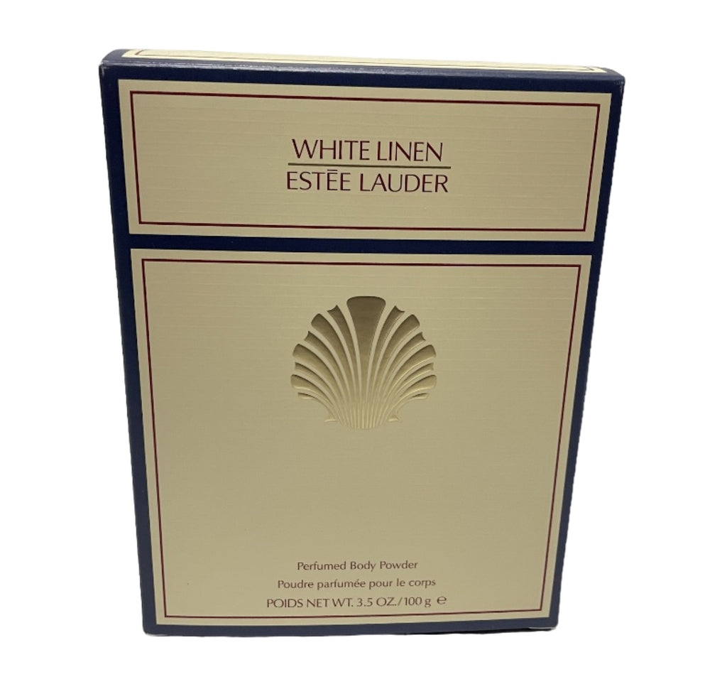 Estee Lauder WHITE LINEN Perfumed Body Powder, Full Size 3.5 oz/100g NIB3