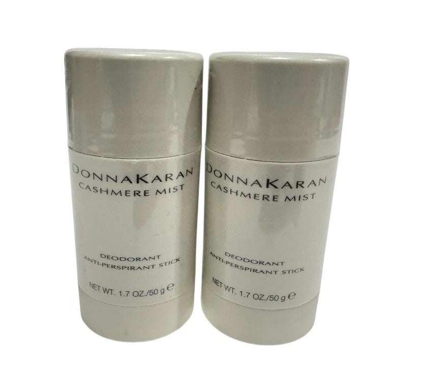 2 Donna Karan Cashmere Mist Deodorant Anti Perspirant Stick 1.7oz/50g NEW SEALED0