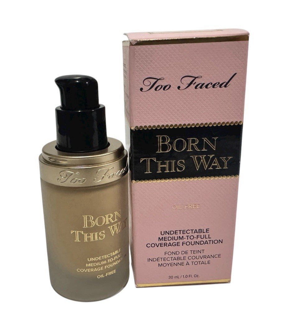 Too Faced Born This Way Oil Free Medium ToFull Coverage Foundation Ivory 1oz NIB0
