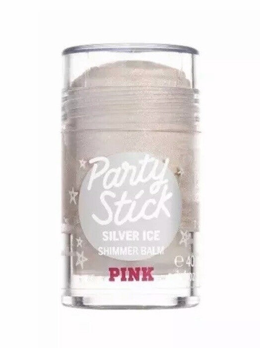 Victoria Secret Party Stick Silver Ice Shimmer Balm 1oz. New And Never Used1