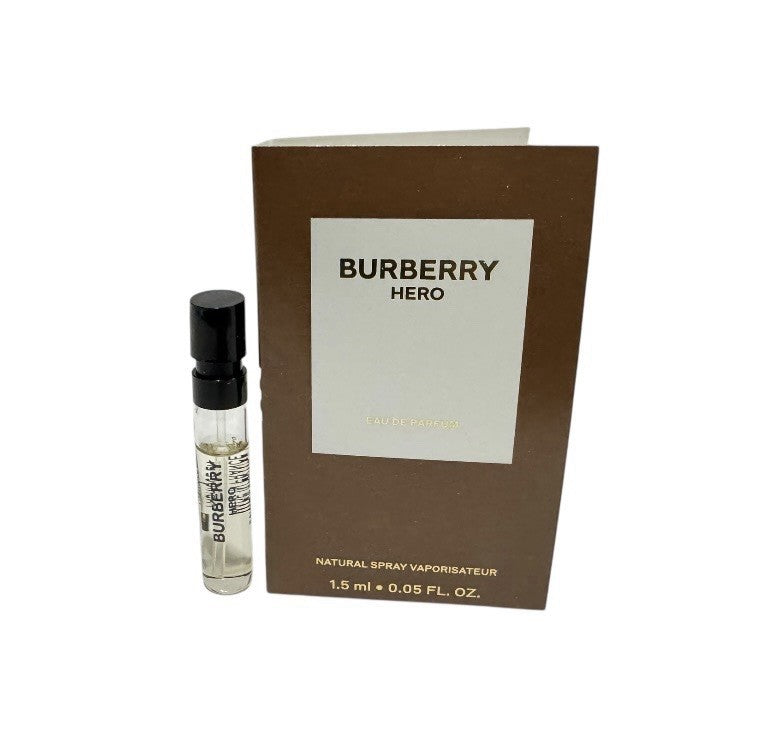 BURBERRY HERO EAU DE PARFUM 0.05 fl oz for MEN (3 Carded Spray Vials)2