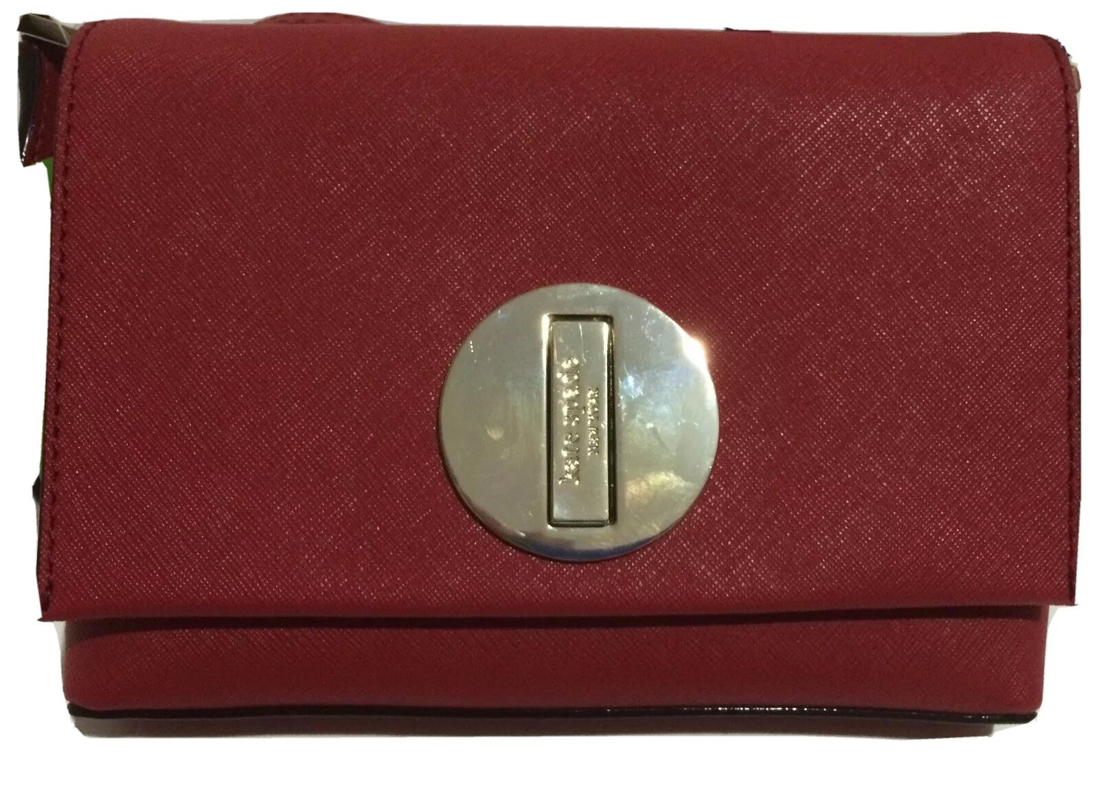 Kate Spade SALLY Newbury Lane Pillboxred Crossbody LeatherBag WKRU2256 New w/tag3