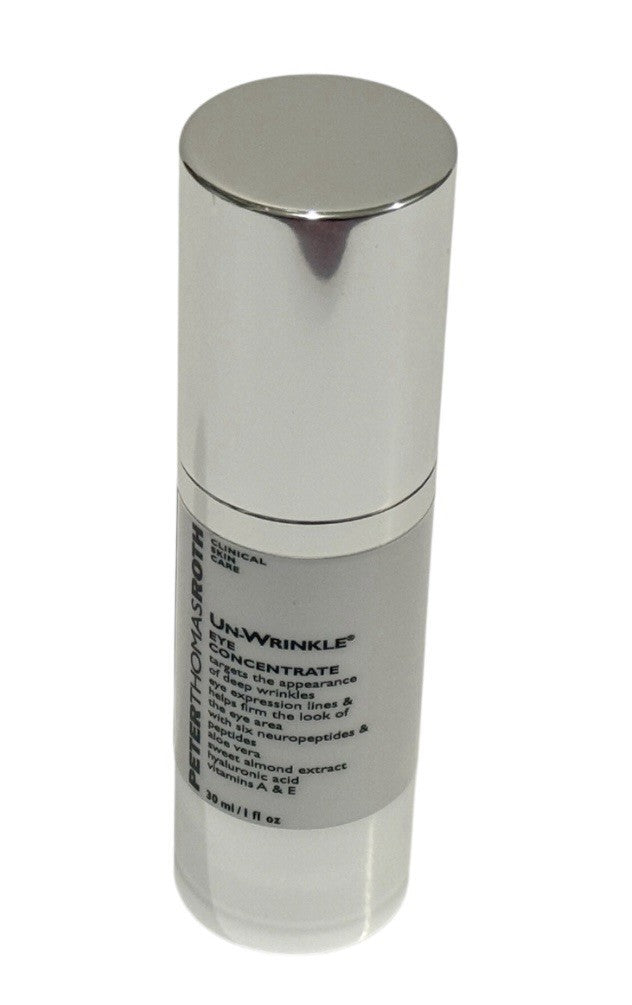 Peter Thomas Roth Un Wrinkle Eye Concentrate 1oz JUMBO Hyaluronic Acid Vit A & E1
