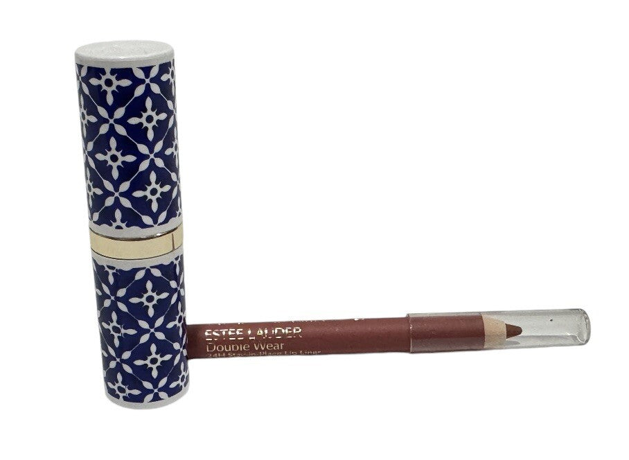 Estee Lauder Paradise Pink Lipstick And Double Wear Blush Lip Liner NWOB3
