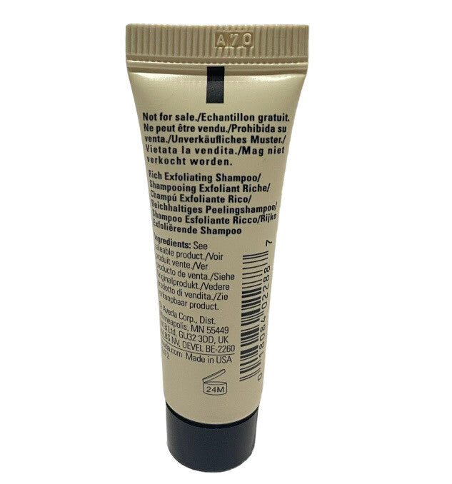 Aveda 2 X  Invati Advanced Exfoliating Shampoo- 0.34oz/10ml NWOB1