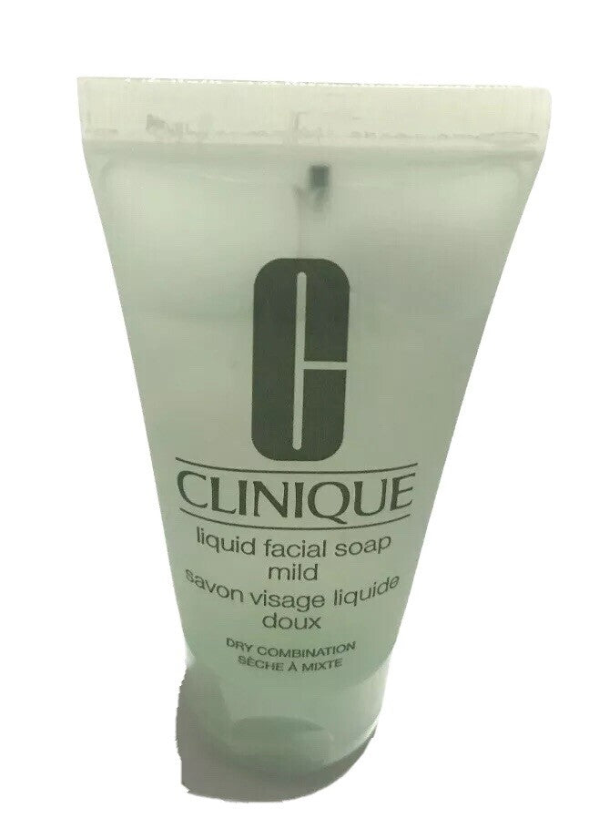 Lot of 2 Clinique Liquid Facial Soap Mild Dry Combination 1fl.oz./30ml.  New1