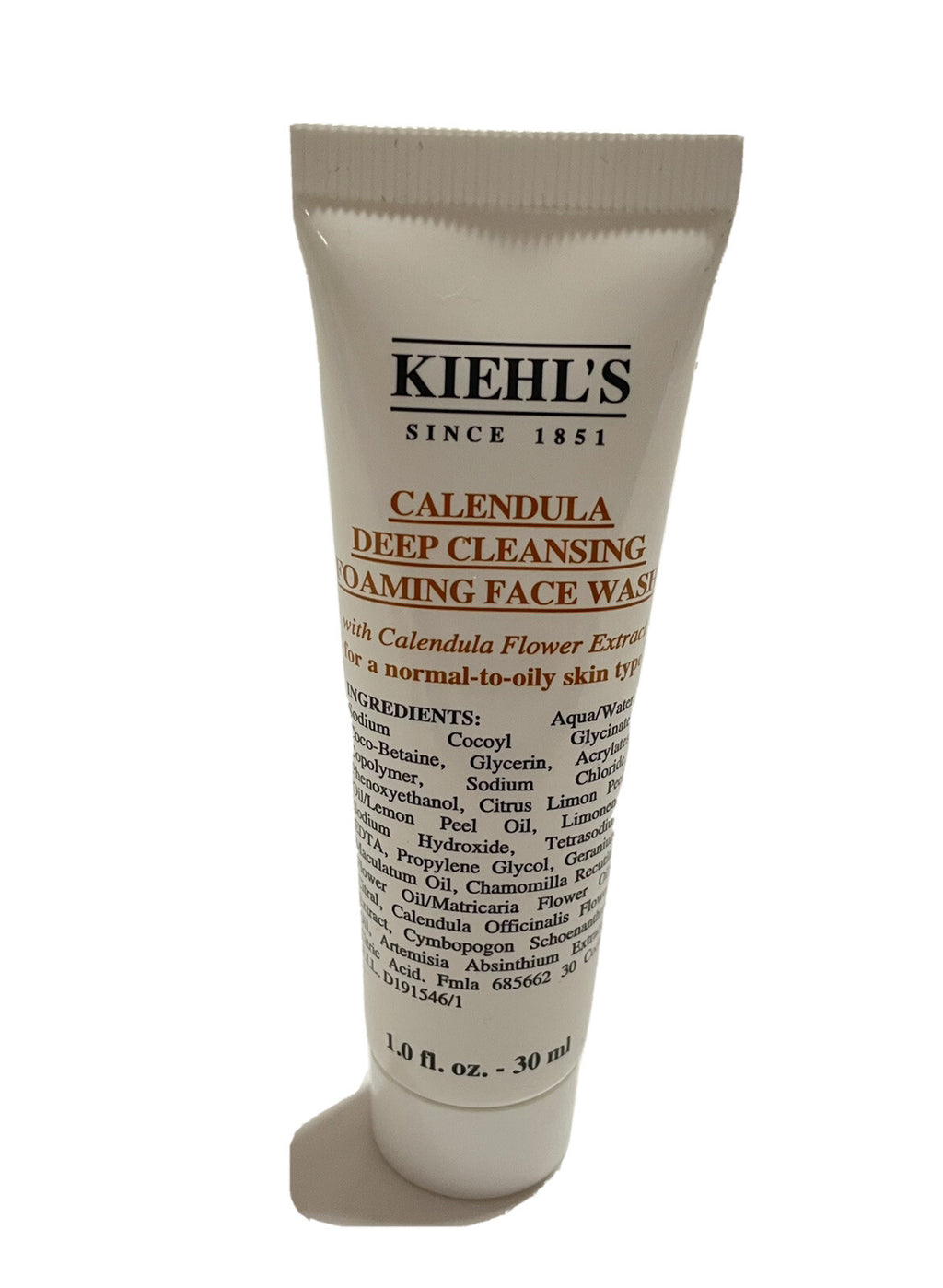Kiehls LOT OF 2 Calendula Deep Cleansing Foaming Face Wash 1oz Each  New1