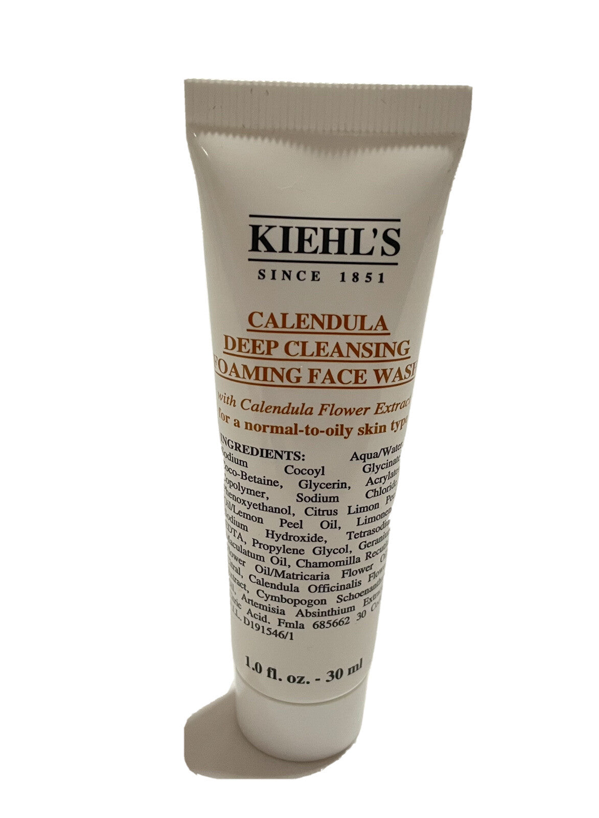 Kiehls LOT OF 2 Calendula Deep Cleansing Foaming Face Wash 1oz Each  New1
