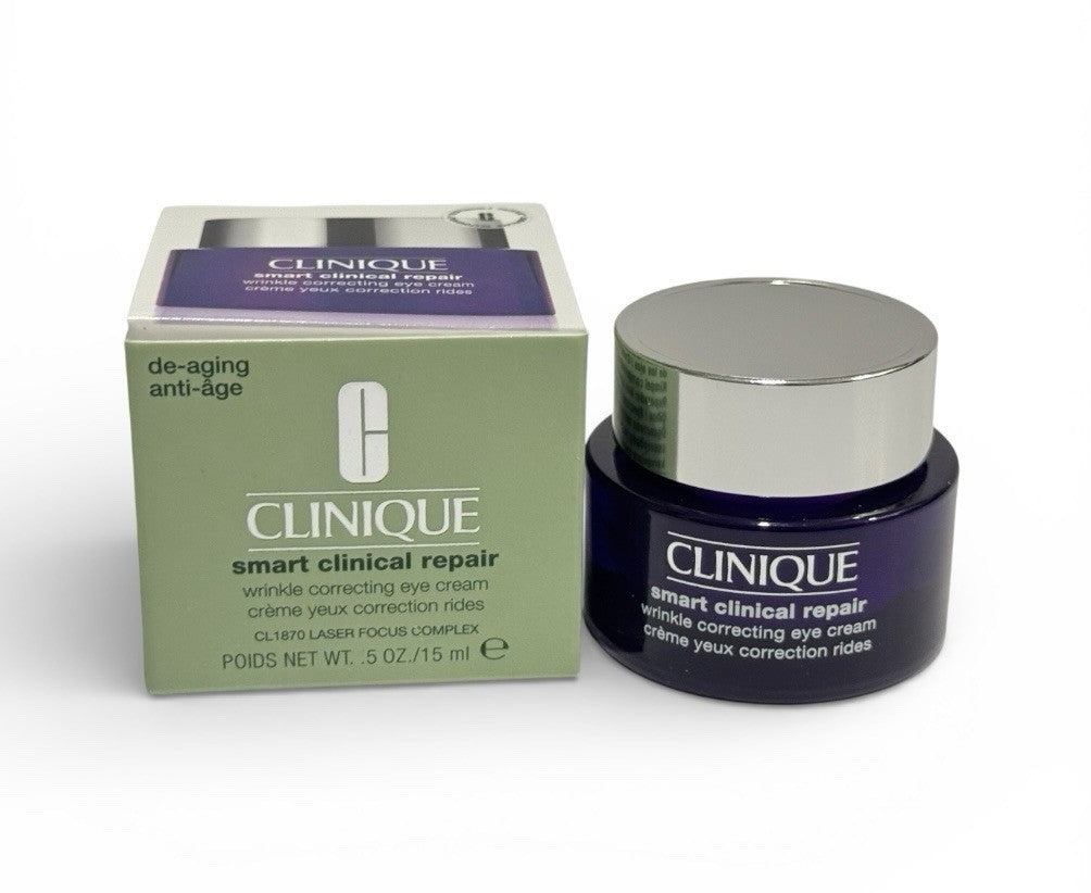 Clinique Smart Clinical Repair Wrinkle Correcting Eye Cream 0.5 oz/15 ml NIB0