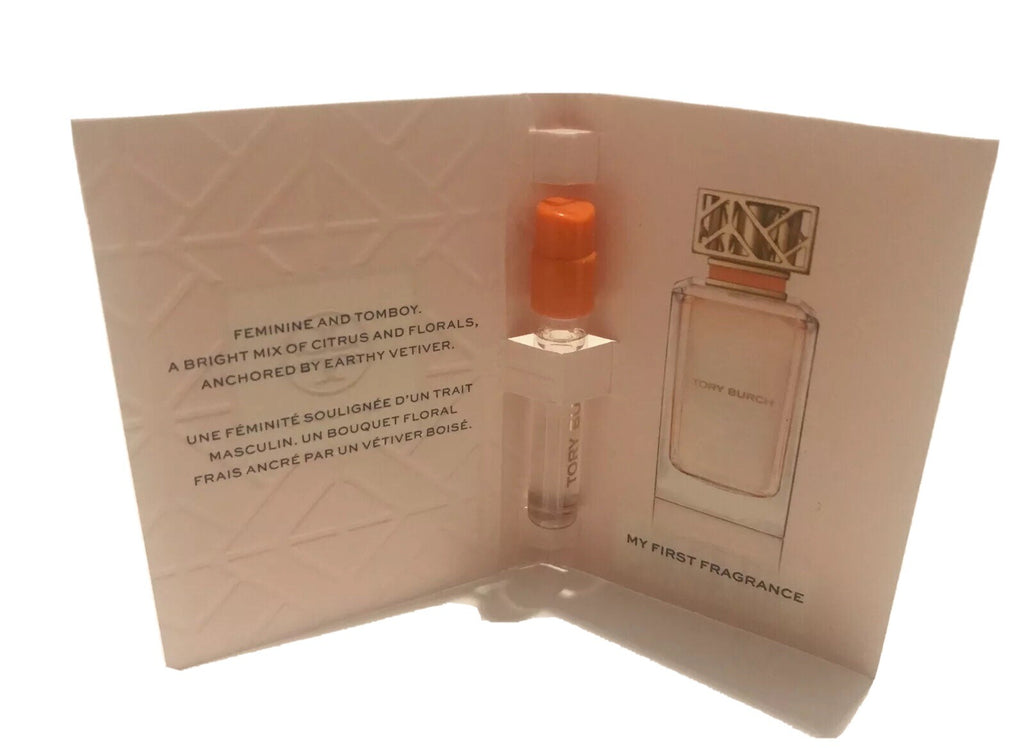 TORY BURCH Perfume 0.05oz / 1.5ml Eau De Parfum Spray 2X Samples NEW ON CARD1