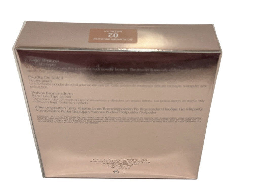 Estee Lauder Bronze Goddess Powder Bronzer 02 Medium 0.74oz/21g SEALED BOX3