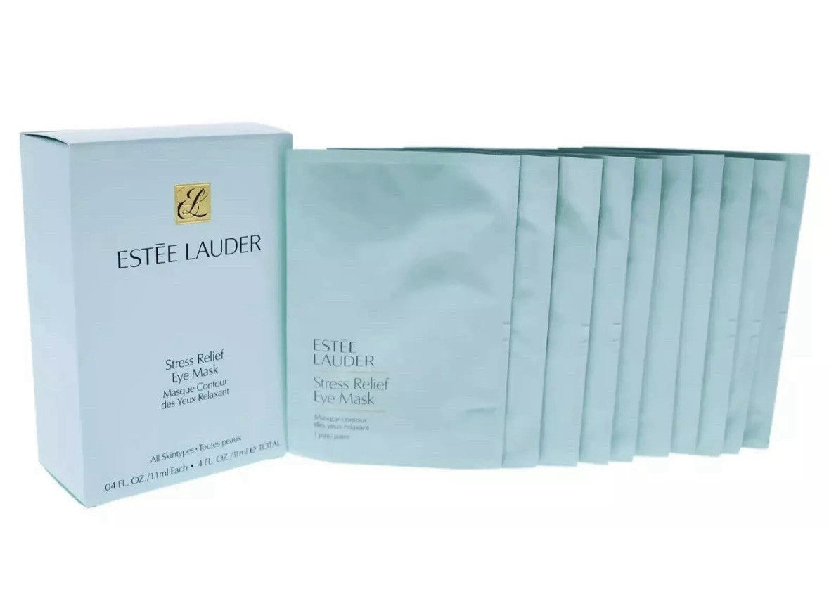 ESTEE LAUDER Stress Relief Eye Mask .4oz - New 10 Masks.  New And Never Used.4
