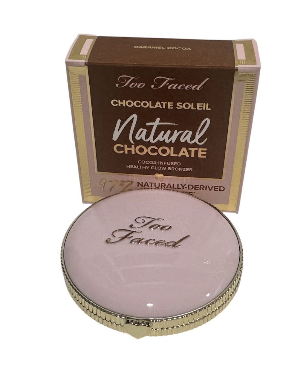 TOO FACED Natural Chocolate Soleil Matte Bronzer Full Size 9g  New in Box2