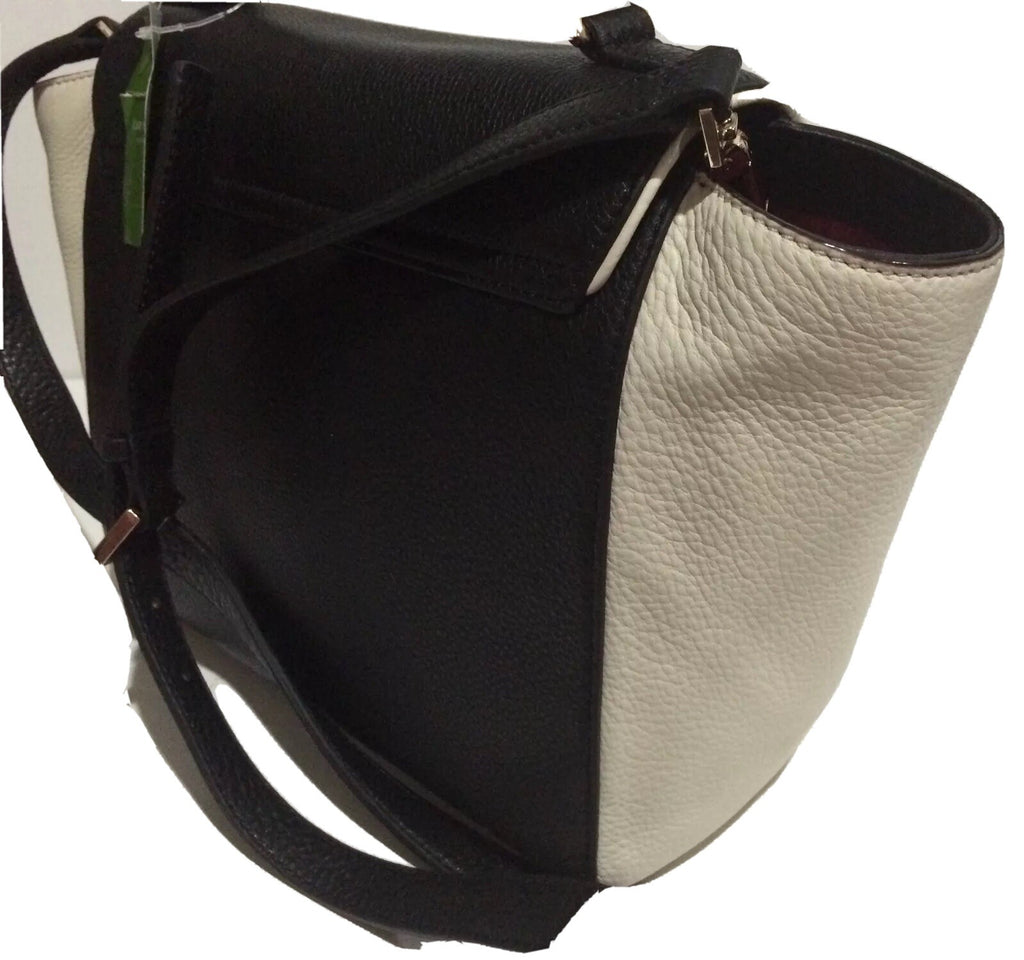Kate Spade LAUREL WELLESLEY PLACE Blk/Porcelain Satchel Bag. WKRU3109 New W/tag11