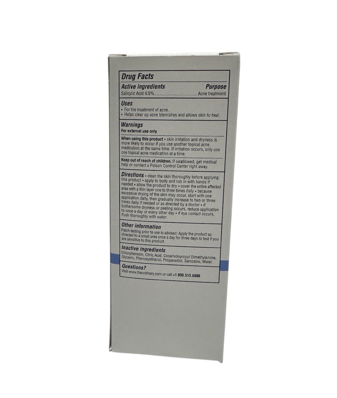 The Ordinary. Salicylic Acid 0.5% Body Serum  8.1oz 240ml New With Box3