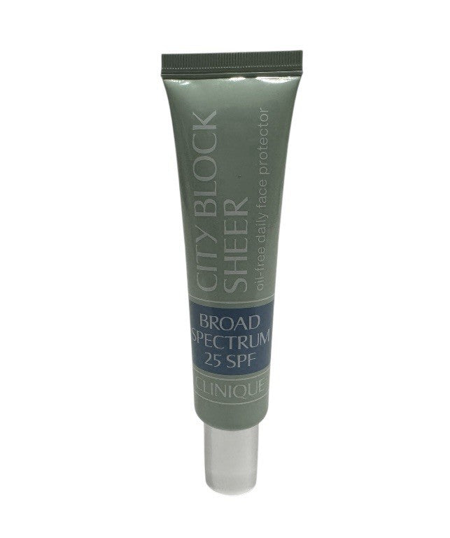 Clinique City Block Sheer SPF 25 Oil Free  1.4 oz / 40 ml FULL size NEW in box1