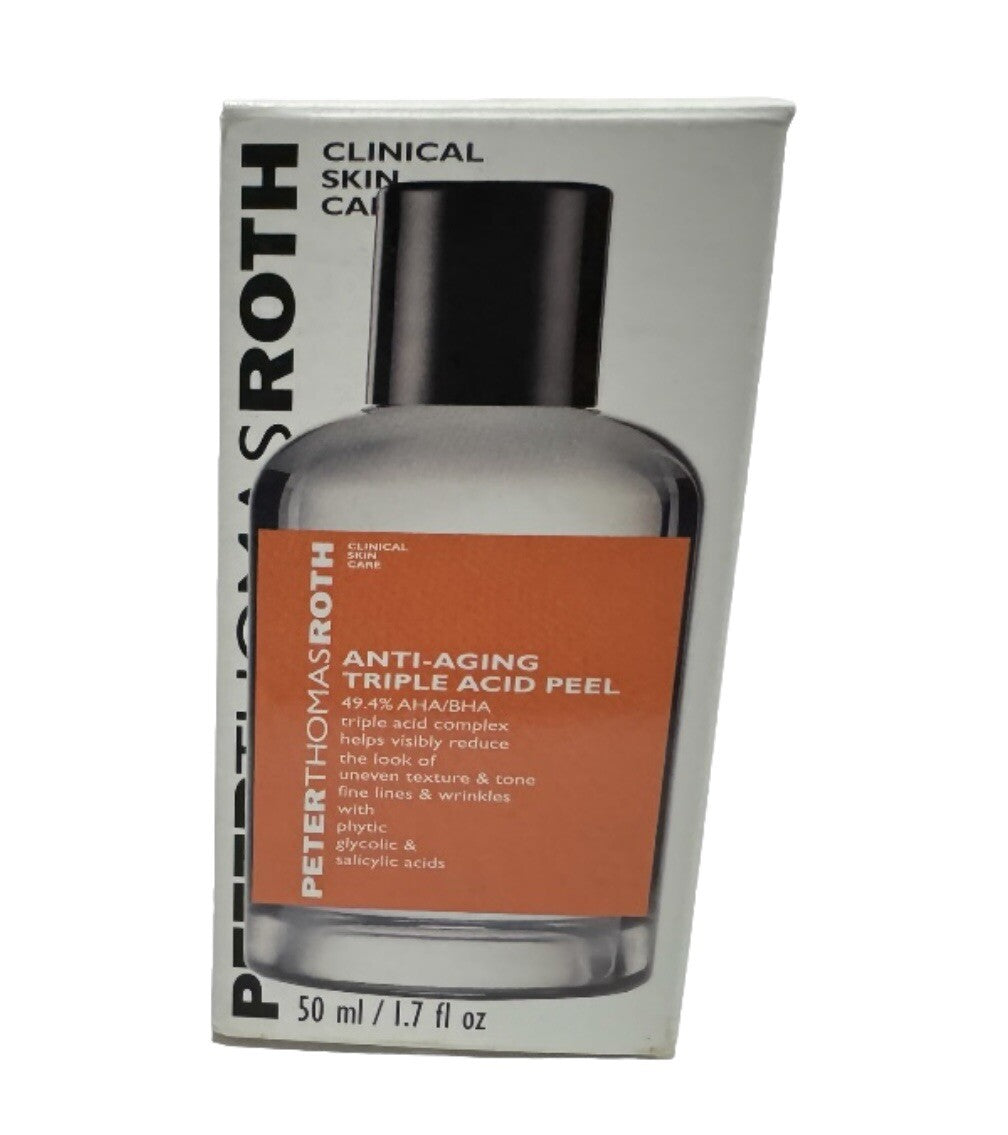 Peter Thomas Roth Anti-Aging Triple Acid Peel 1.7oz 50ml New In Box Sealed.1