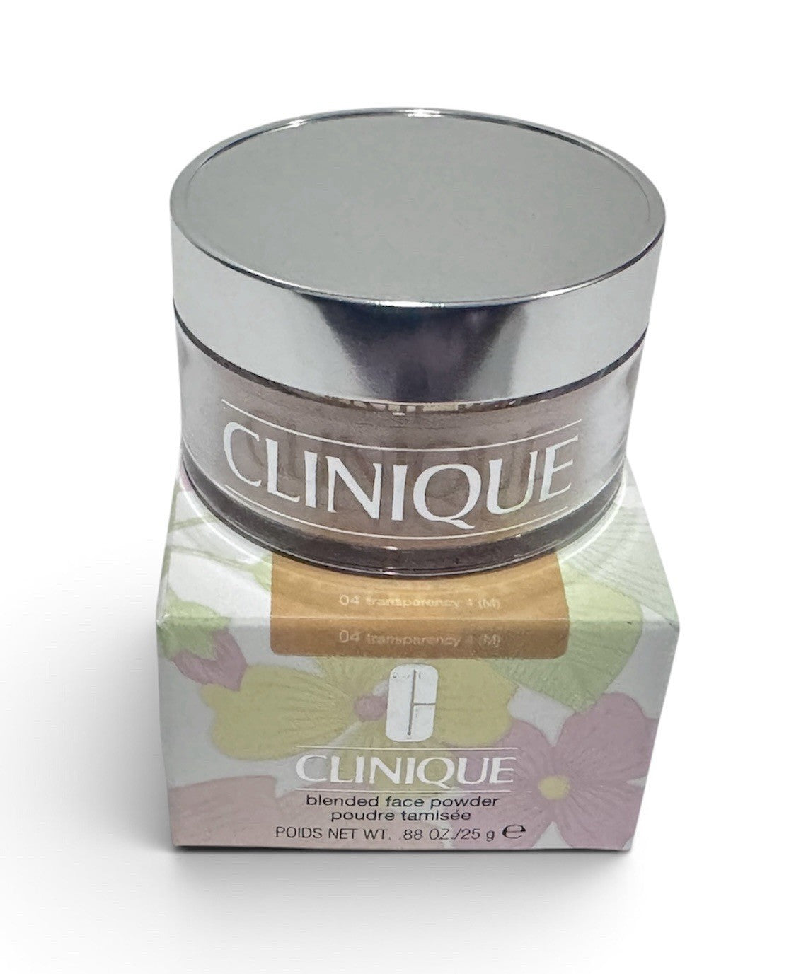 CLINIQUE Blended Face Powder ~ 04 Transparency 4 0.88oz/25g NEW IN BOX0