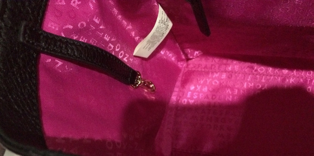 Kate Spade LAUREL WELLESLEY PLACE Blk/Porcelain Satchel Bag. WKRU3109 New W/tag5