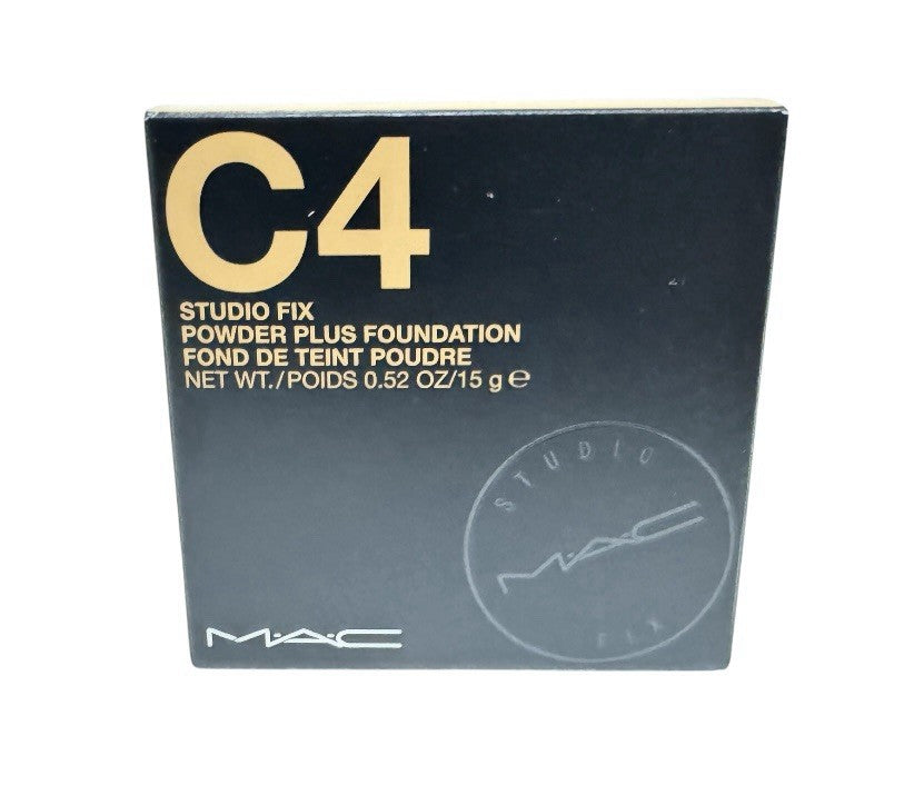 MAC Studio Fix Powder Plus Foundation Shade C4 Full Sz 15g ORIGINAL Formula NIB2