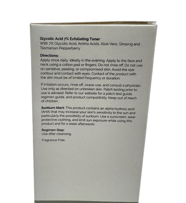 The Ordinary Glycolic Acid 7% Exfoliating Toner, PH-3.6, 8.1oz/240mL, New In Box4