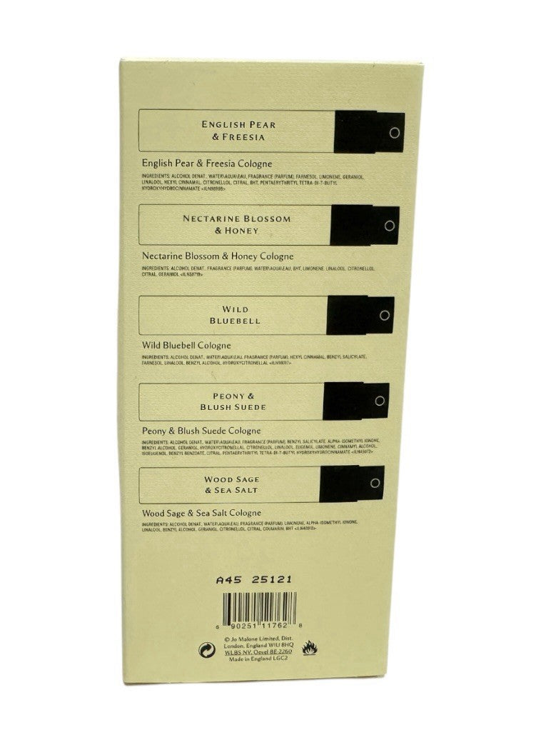 Jo Malone Cologne Discovery Set 5 x 1.5ml Assorted Authentic Travel Size New Box2