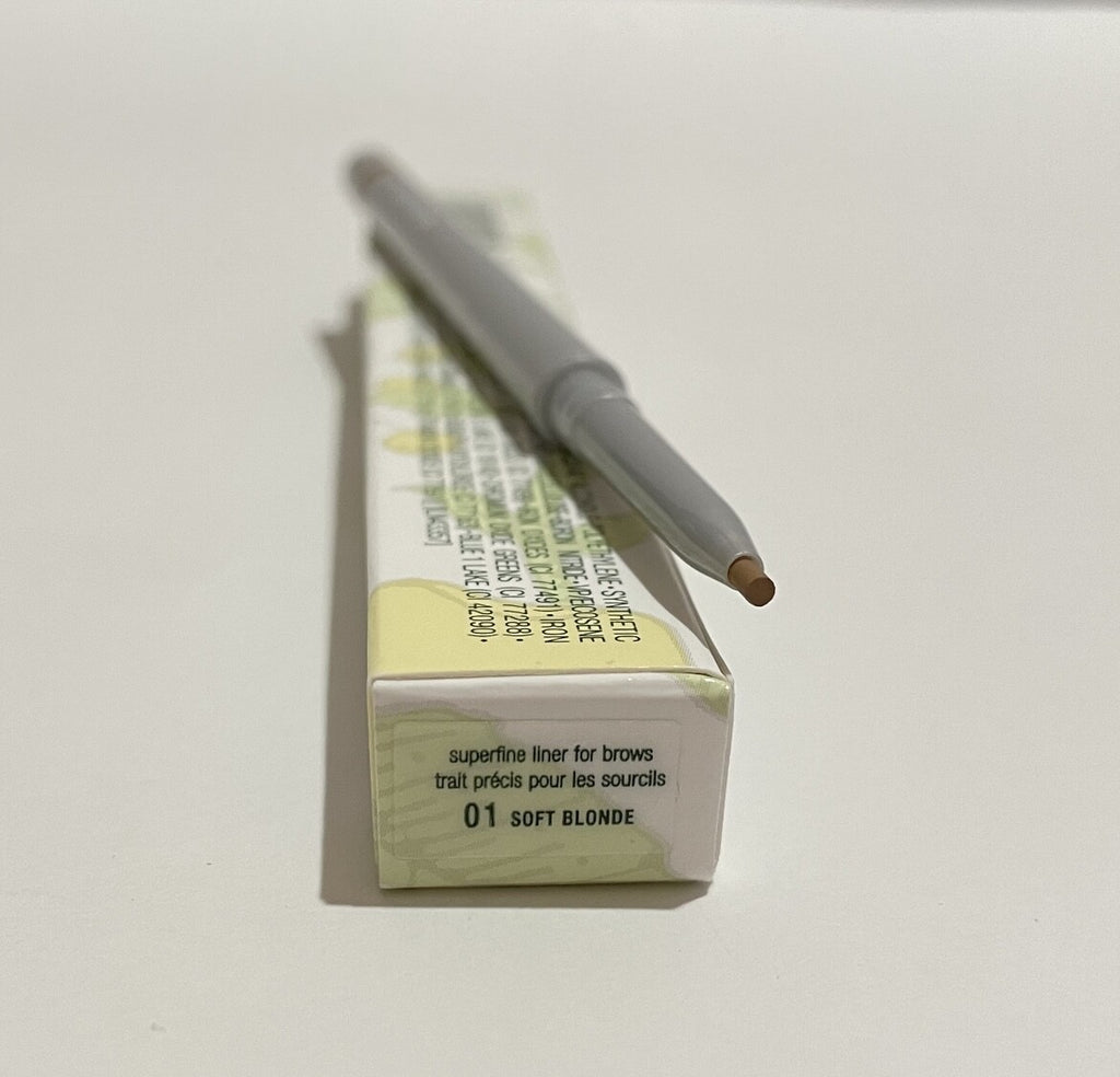 CLINIQUE Superfine Liner for Brows *01 SOFT BLONDE* / .002 oz / NIB0
