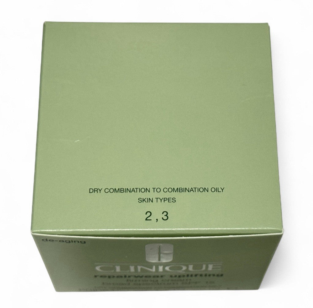 Clinique Repairwear Uplifting Firming Cream SPF 15 1.7oz Dry To Oily Comb. NIB3
