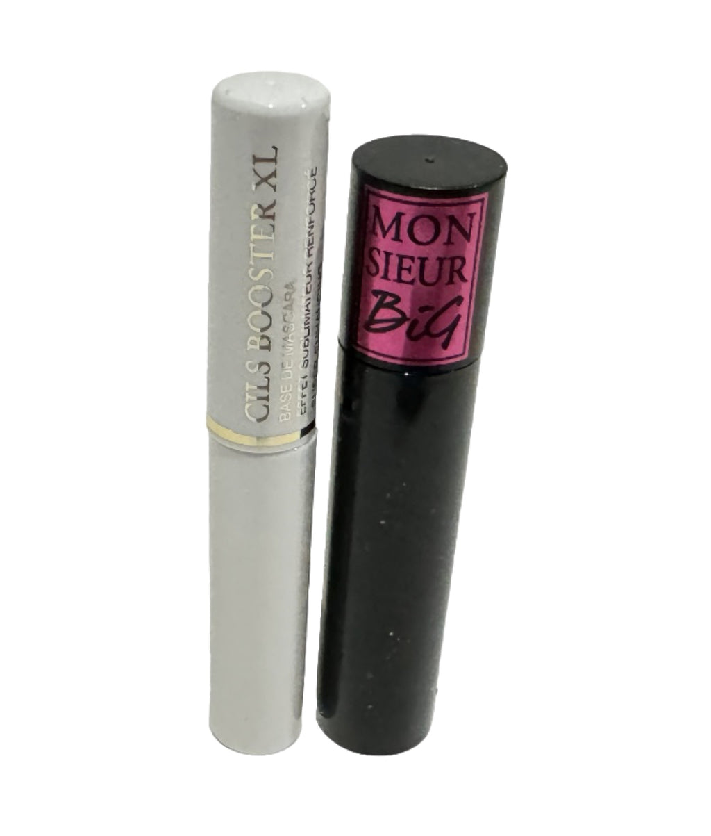 Lancome 2-Pcs Set Monsieur Big Volumizing Mascara Black & Cils Booster XL Primer0