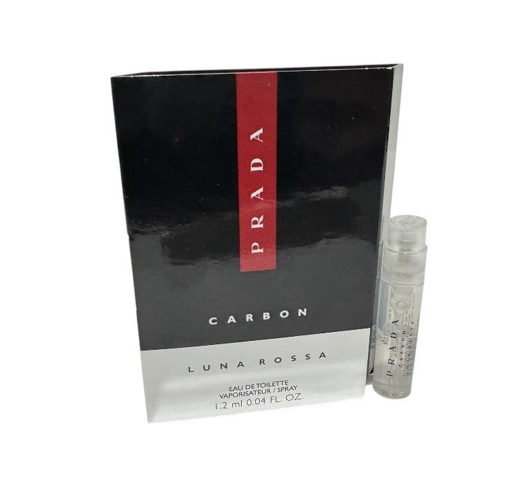 3 Prada Carbon Luna Rossa EDT Men’s Cologne Spray Samples 0.04oz / 1.2ml Each2