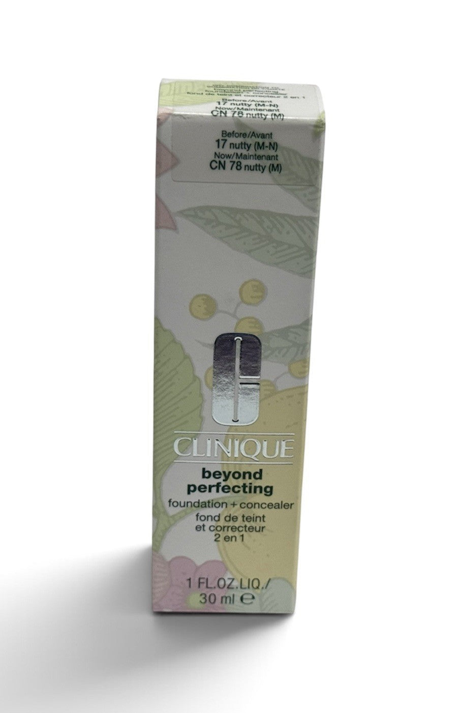 Clinique Beyond Perfecting Foundation + Concealer - Nutty- 1oz/30mL New In Box3