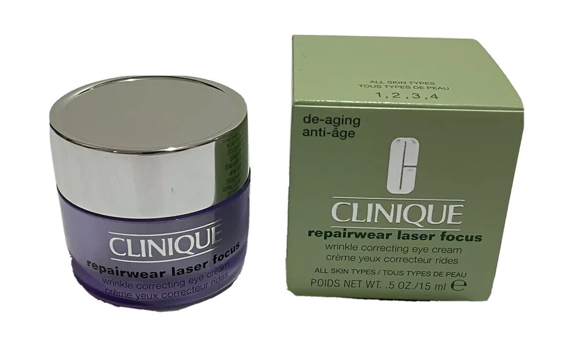Clinique Repairwear Laser Focus Wrinkle Correcting Eye Cream --15Ml/0.5oz0