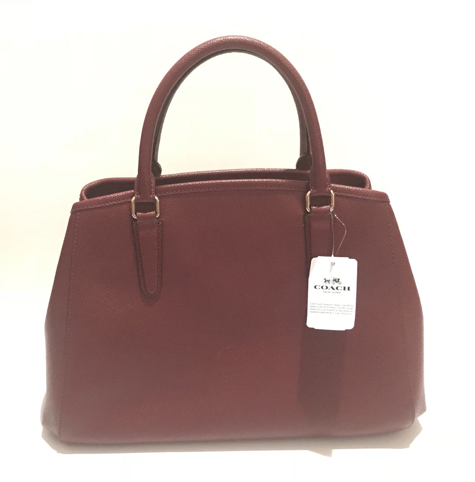 Coach Small Margot Carryall Crossgrain Leather F57527 Satchel Crossbody Bag NWT2