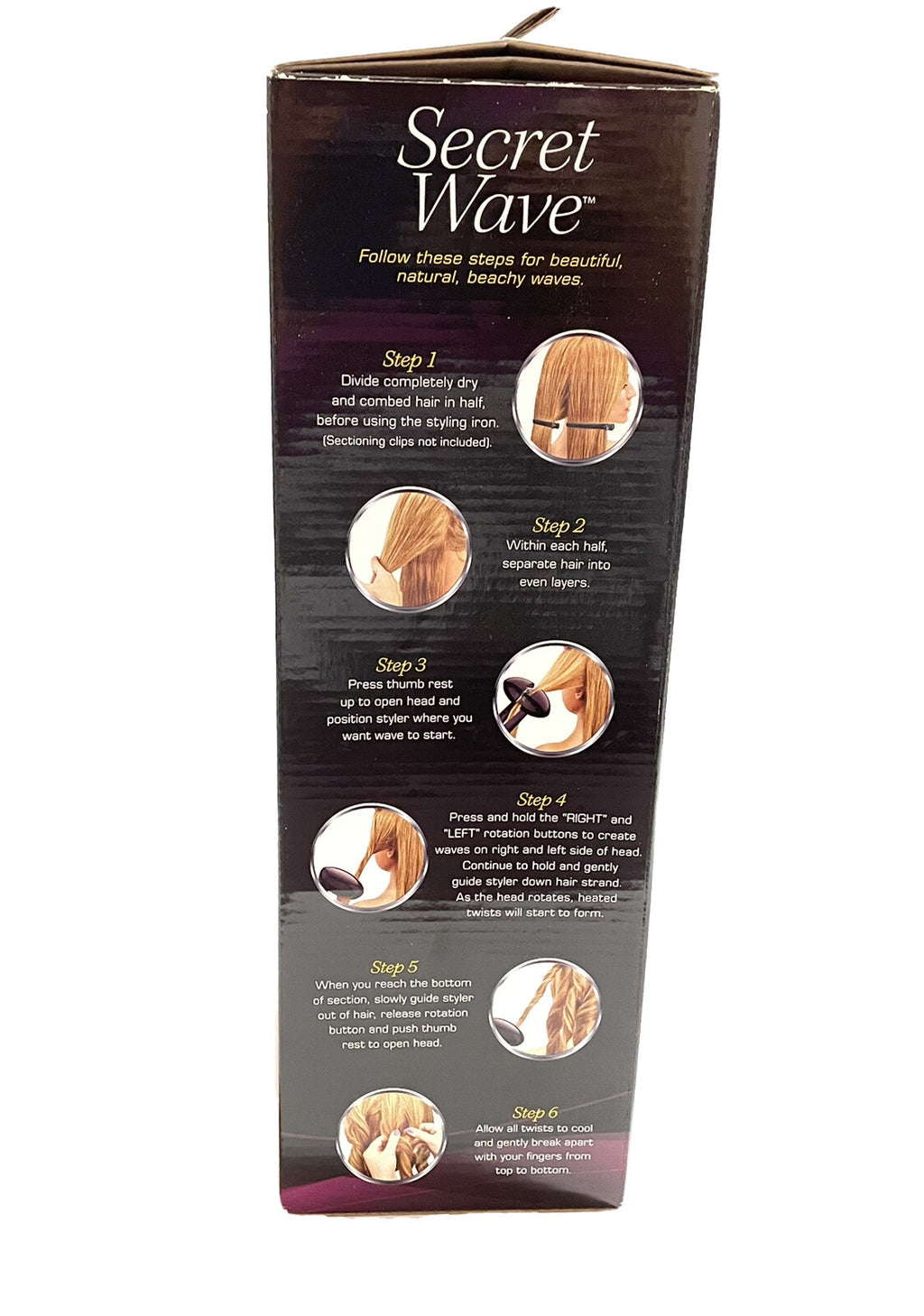 Conair InfinitiPro Secret Wave Hair Style Rotation Curling Iron - Purple1