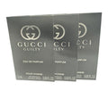 3 x Gucci Guilty Pour Homme Eau De Parfum Sample Spray Vials 1.5ml each NEW0