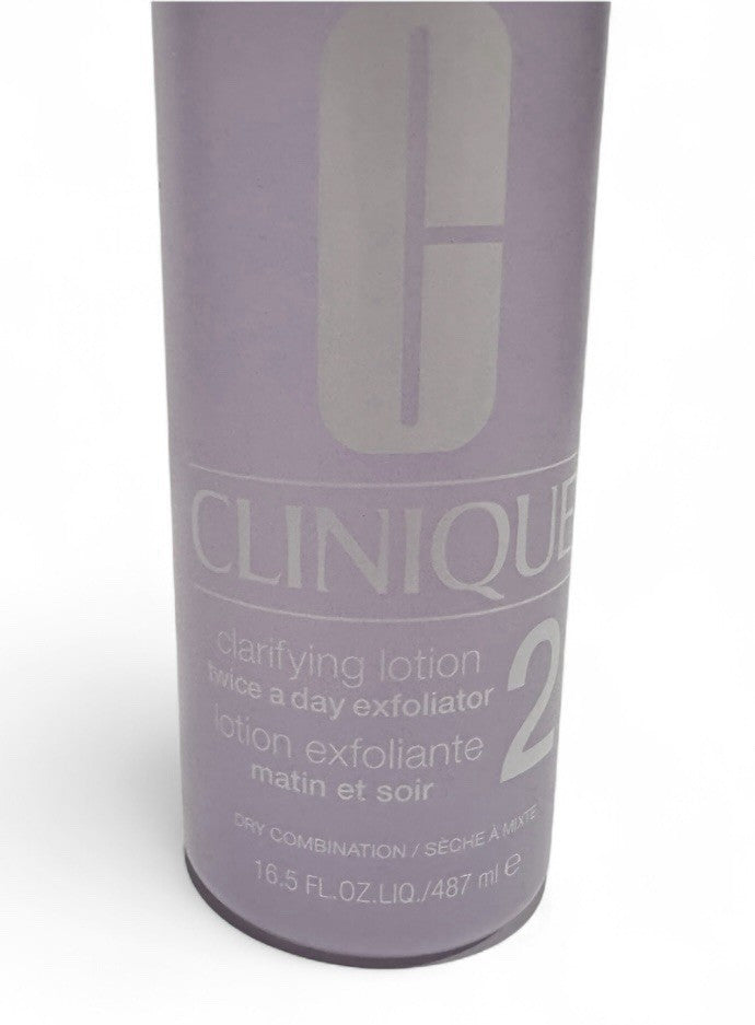 Clinique JUMBO Clarifying Lotion 2~Dry Combination Skin ~16.5oz /487ml with Pump3