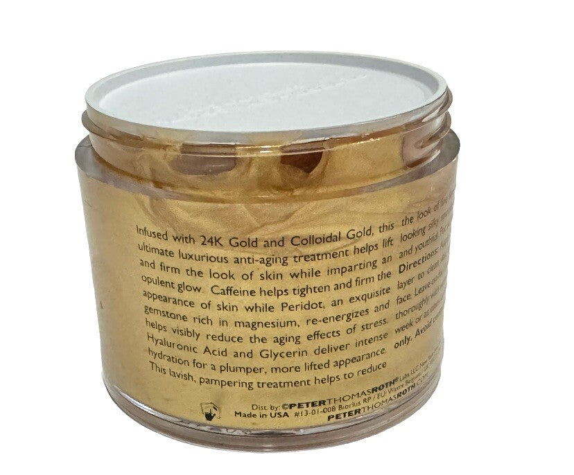 PETER THOMAS ROTH 24K GOLD MASK PURE LUXURY LIFT & FIRM MASK 5.1 OZ ~ NEW2