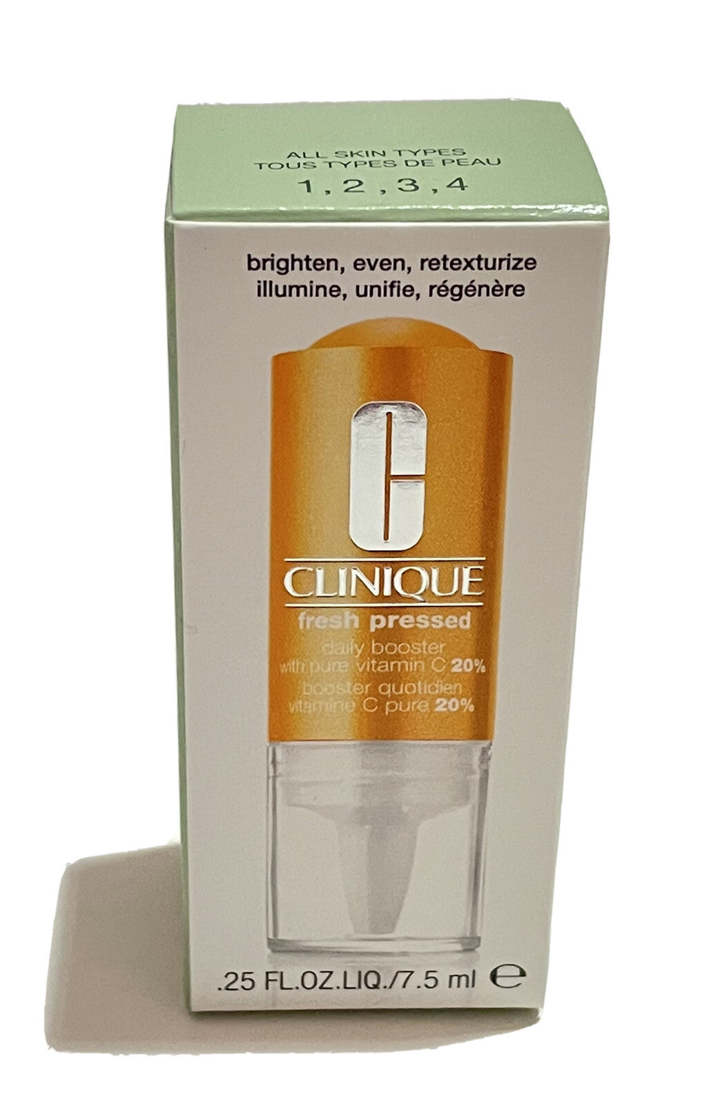 2 X Clinique Fresh Pressed Daily Booster With Pure Vitamin C 20% .  New In Box3