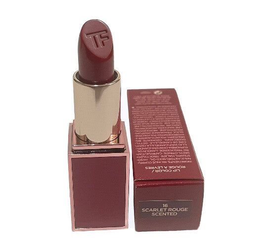 Tom Ford Lip Color Scarlet Rouge Scented 0.1oz/3g New In Box Full Size0