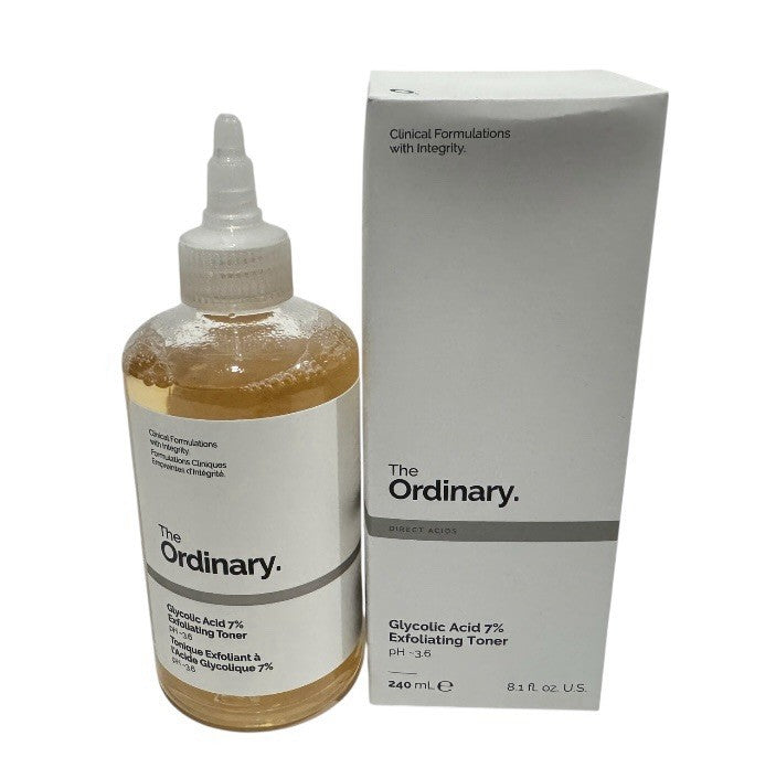 The Ordinary Glycolic Acid 7% Exfoliating Toner, PH-3.6, 8.1oz/240mL, New In Box0