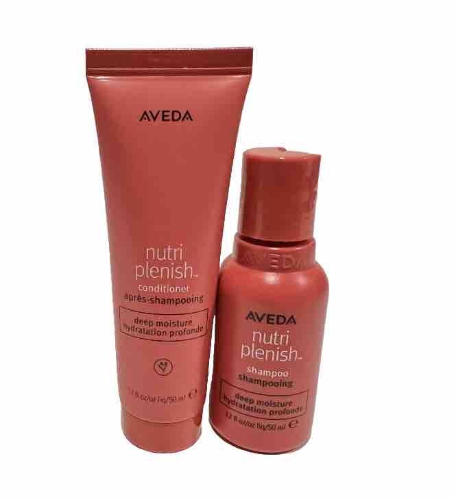 AVEDA Nutriplenish Conditioner & Shampoo Deep Moisture 1.7 fl oz New Without Box0