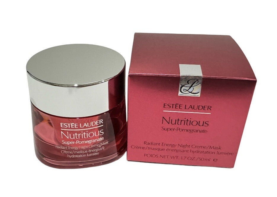 Estee Lauder Nutritious Super-Pomegranate Radiant Night Cream Mask 1.7 OZ NIB0