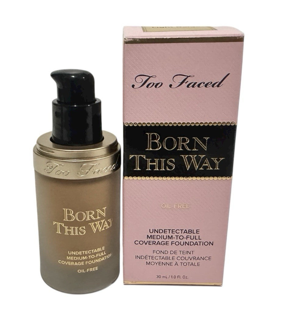 Too Faced Born This  Way Medium to Full Coverage Foundation Light Beige 1oz/30ml0
