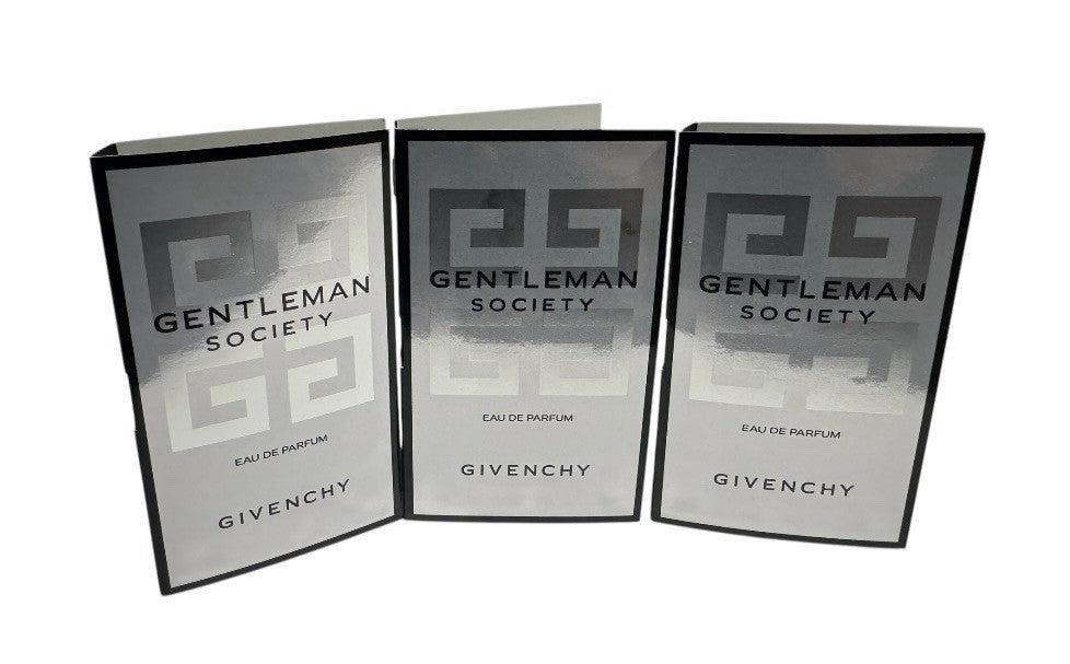 3 Givenchy Gentleman Society Eau de Parfum Spray Tester Sample Men Fragrance New0
