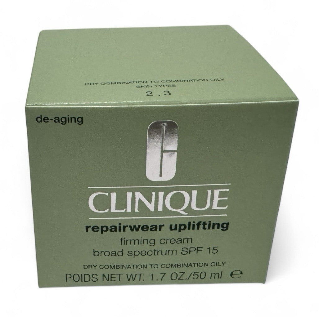 Clinique Repairwear Uplifting Firming Cream SPF 15 1.7oz Dry To Oily Comb. NIB1