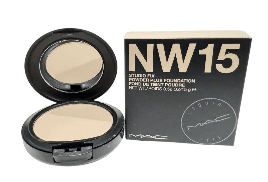 MAC Studio Fix Powder Plus Foundation NW15 Full Size 0.52oz/15g New in Box0
